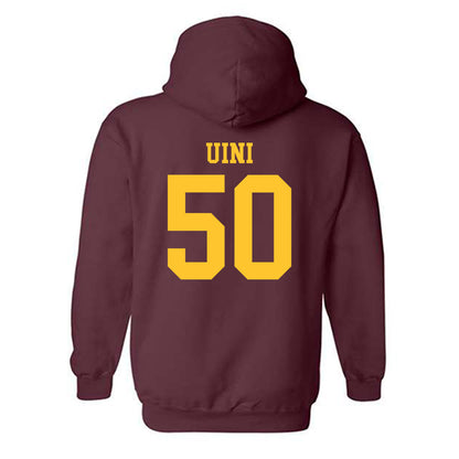Arizona State - NCAA Football : Marques Uini - Classic Shersey Hooded Sweatshirt-1