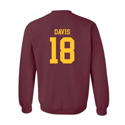 Arizona State - NCAA Football : Ramere Davis - Classic Shersey Crewneck Sweatshirt-1