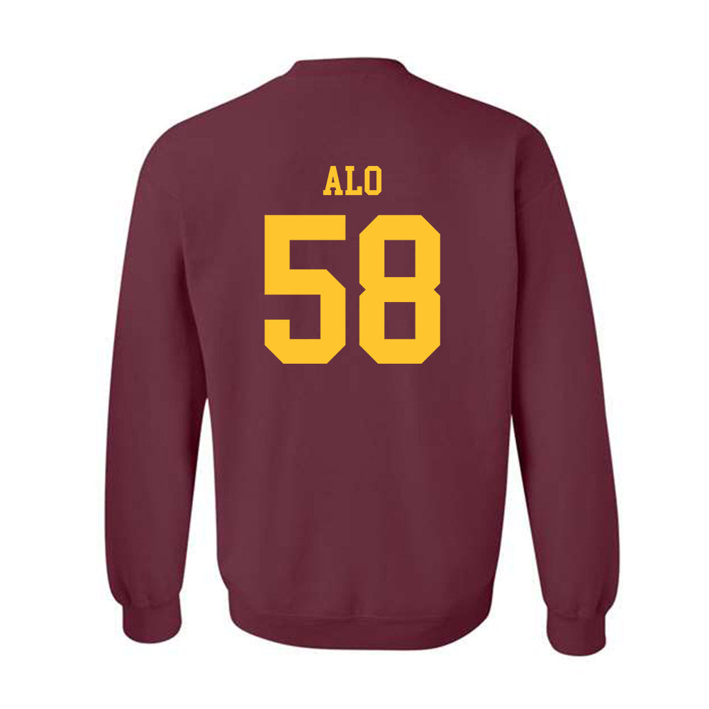 Arizona State - NCAA Football : Santana Alo - Classic Shersey Crewneck Sweatshirt-1