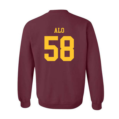 Arizona State - NCAA Football : Santana Alo - Classic Shersey Crewneck Sweatshirt-1