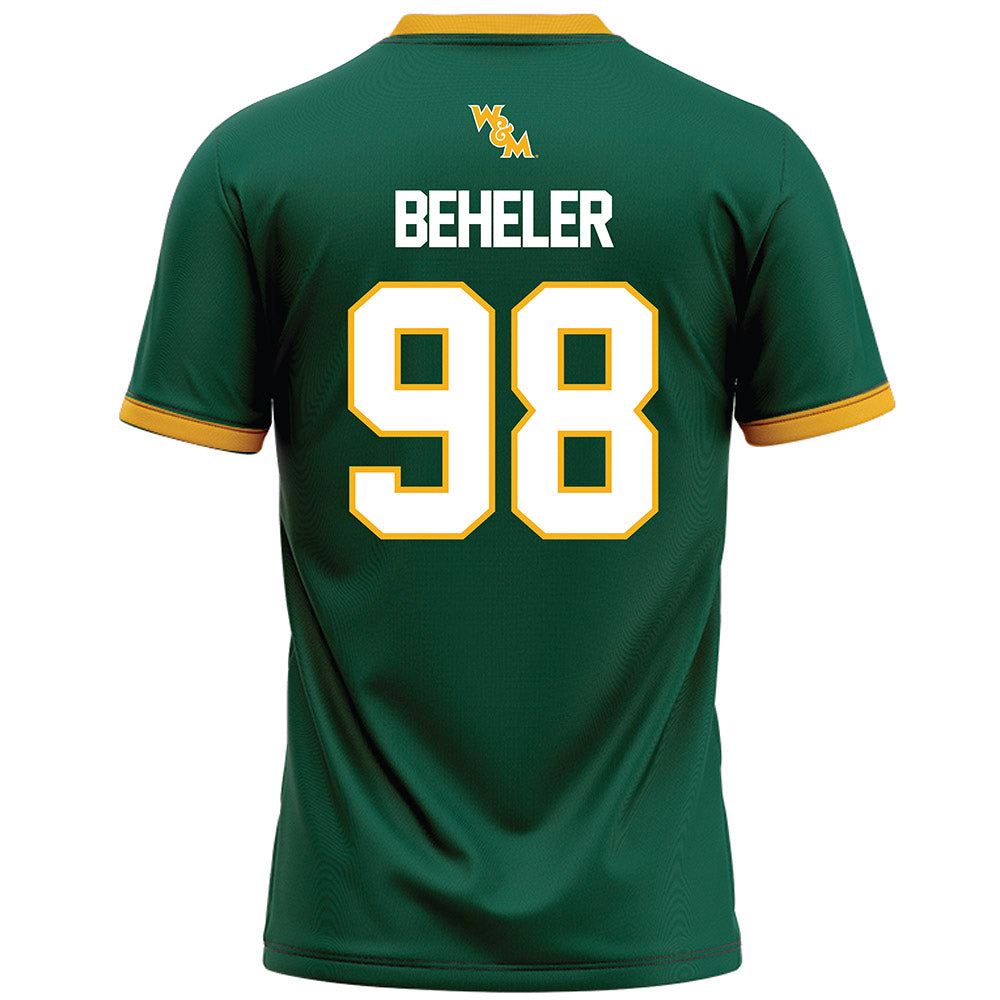 William & Mary - NCAA Football : Jack Beheler - Football Jersey-1