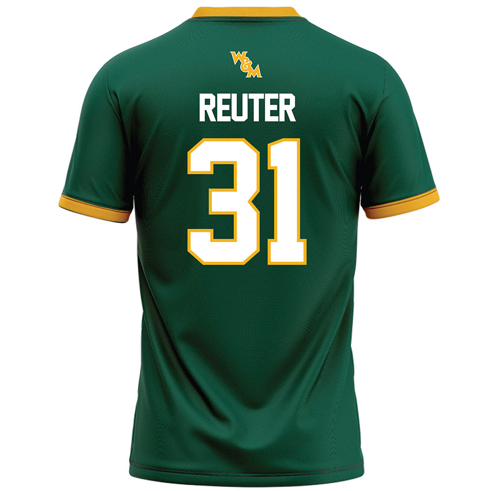 William & Mary - NCAA Football : Jack Reuter - Green Football Jersey-1