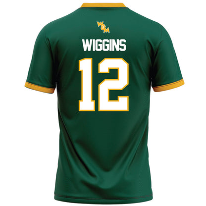 William & Mary - NCAA Football : Jahvon Wiggins - Green Football Jersey-1