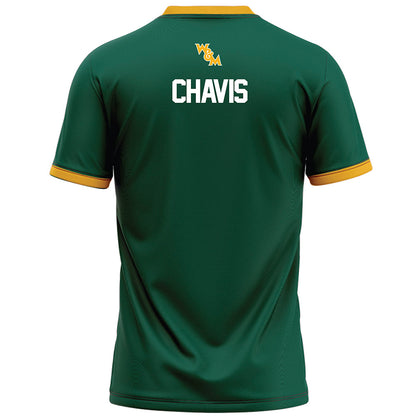 William & Mary - NCAA Football : Jahkei Chavis - Green Football Jersey-1