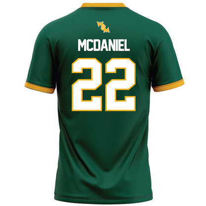 William & Mary - NCAA Football : Impact McDaniel - Green Football Jersey-1