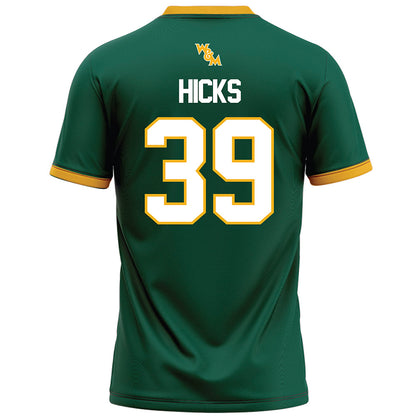 William & Mary - NCAA Football : Stephon Hicks - Green Football Jersey-1