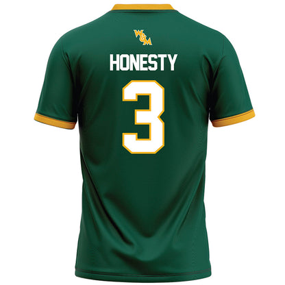 William & Mary - NCAA Football : Alfred Honesty - Green Football Jersey-1