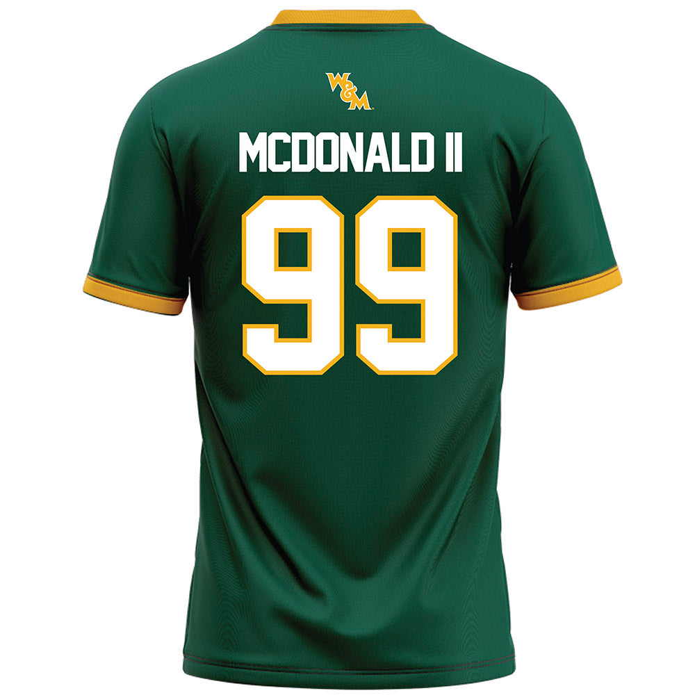 William & Mary - NCAA Football : Nathaniel McDonald II - Football Jersey