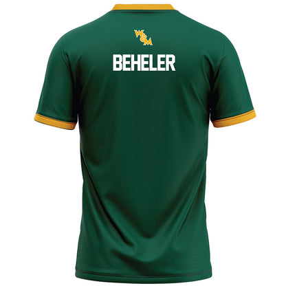 William & Mary - NCAA Football : Jack Beheler - Green Football Jersey-1
