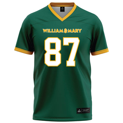 William & Mary - NCAA Football : Sean McElwain - Green Football Jersey-0