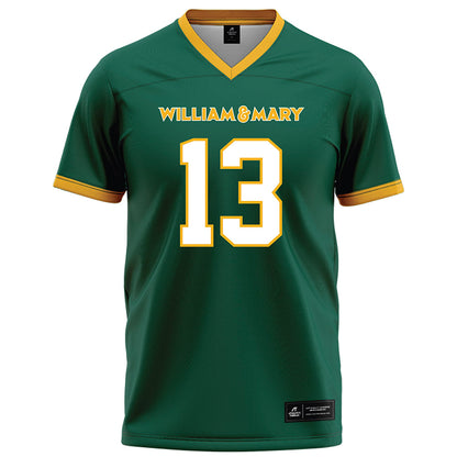 William & Mary - NCAA Football : Trevon Cannon - Green Football Jersey-0