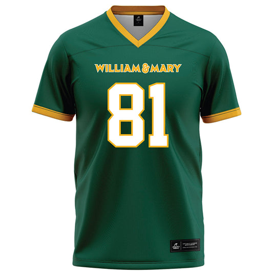 William & Mary - NCAA Football : Gavin McIntosh - Green Football Jersey-0