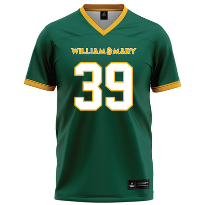 William & Mary - NCAA Football : Stephon Hicks - Green Football Jersey-0