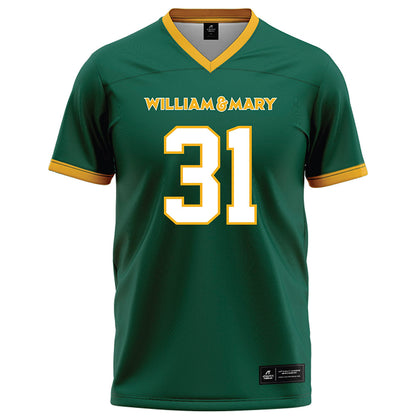 William & Mary - NCAA Football : Jack Reuter - Green Football Jersey-0