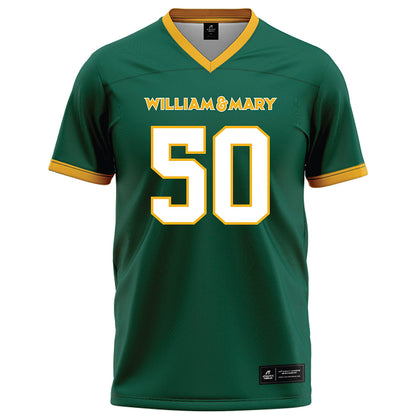William & Mary - NCAA Football : Michael Kabban - Green Football Jersey-0