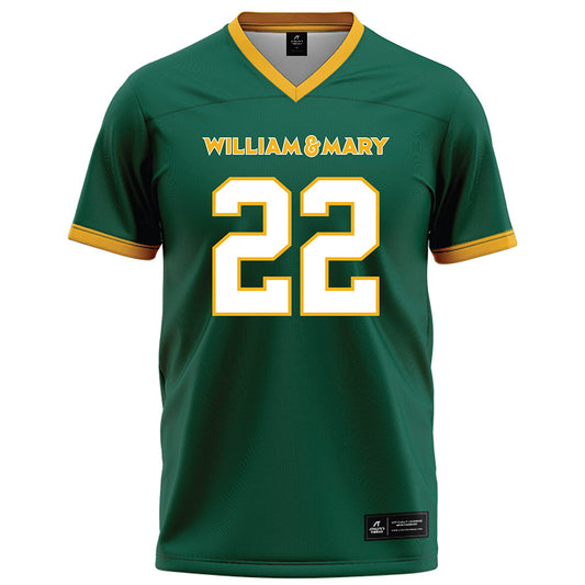 William & Mary - NCAA Football : Impact McDaniel - Green Football Jersey-0