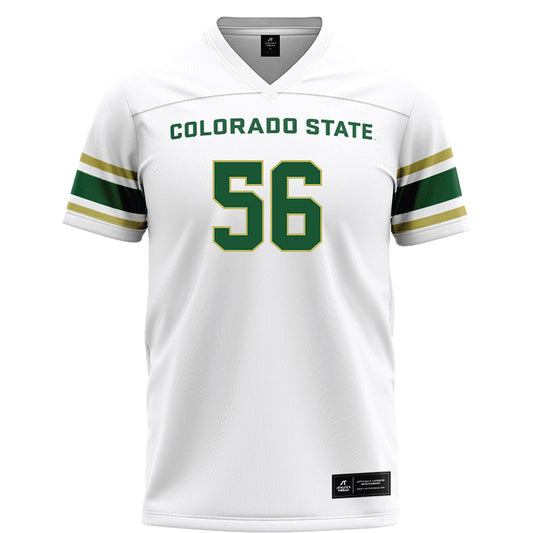 Colorado State - NCAA Football : Kenyon Agurs - White Football Jersey