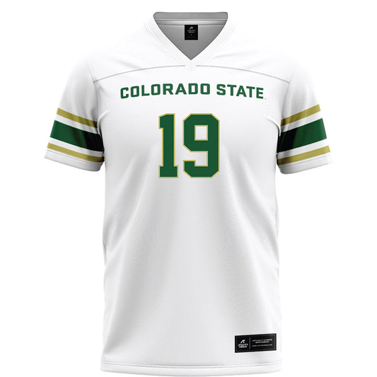 Colorado State - NCAA Football : Nykobi Brown - White Football Jersey-0