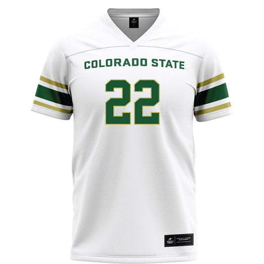 Colorado State - NCAA Football : Cedric Ross - White Football Jersey-0