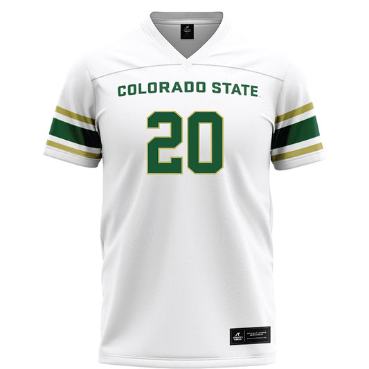 Colorado State - NCAA Football : Jayden Cortell - White Football Jersey-0