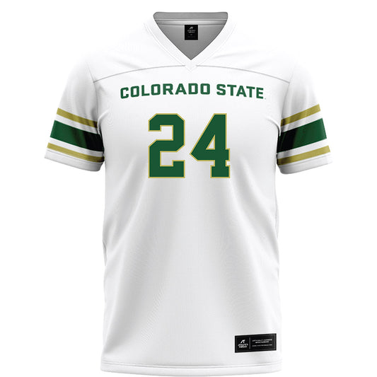Colorado State - NCAA Football : Trey Vincent - White Football Jersey-0
