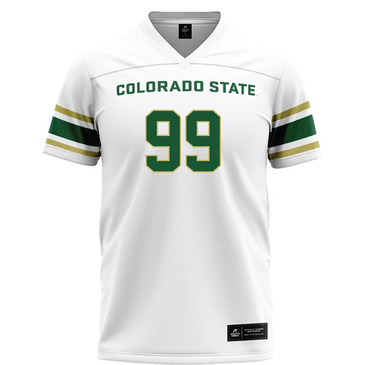 Colorado State - NCAA Football : Cavan Craig - White Football Jersey-0