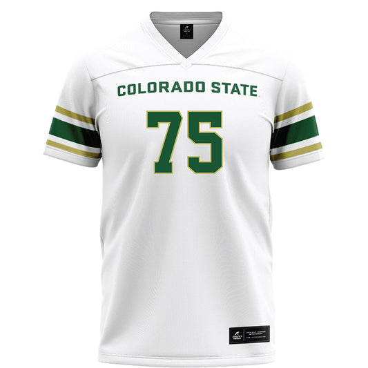 Colorado State - NCAA Football : Sione Netane - White Football Jersey-0