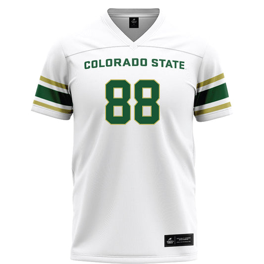 Colorado State - NCAA Football : Nader Chirchi - White Football Jersey-0