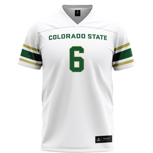 Colorado State - NCAA Football : Jackson Harper - White Football Jersey-0