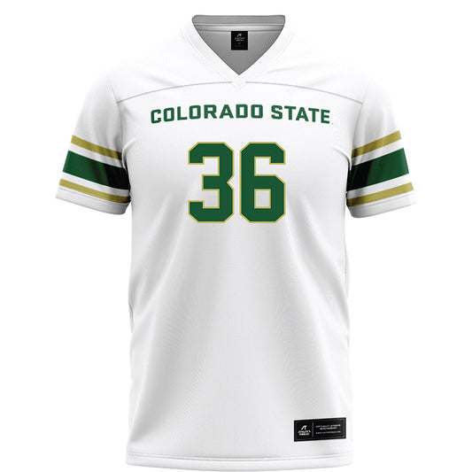 Colorado State - NCAA Football : Dakota Rich - White Football Jersey-0