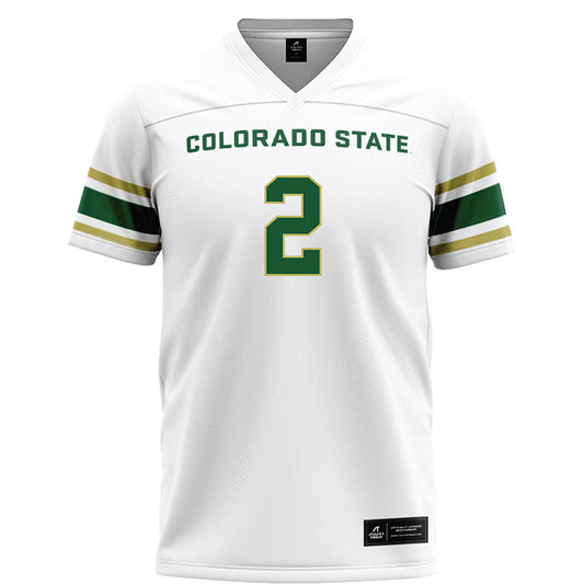 Colorado State - NCAA Football : Oumar Diomande - White Football Jersey-0