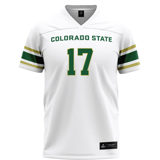 Colorado State - NCAA Football : Brock Camp - White Football Jersey-0