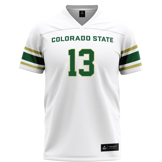 Colorado State - NCAA Football : Tommy Poholsky - White Football Jersey-0
