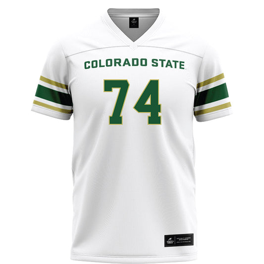 Colorado State - NCAA Football : Payton Stewart - White Football Jersey-0