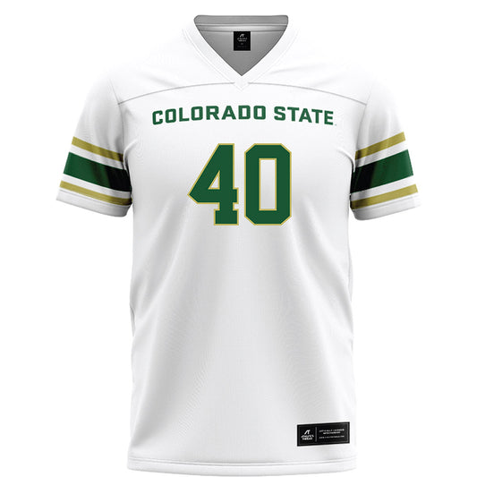 Colorado State - NCAA Football : Kali Nguma - White Football Jersey-0