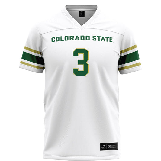 Colorado State - NCAA Football : Dagan Myers - White Football Jersey-0