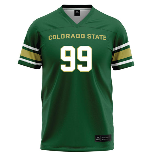 Colorado State - NCAA Football : Cavan Craig - Green Football Jersey-0