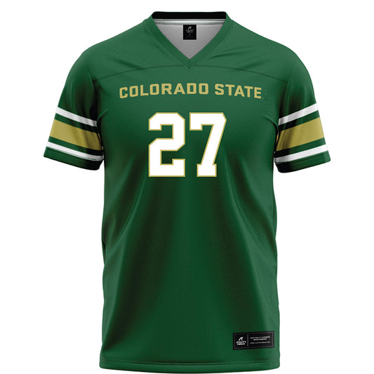 Colorado State - NCAA Football : Jaylen King - Green Football Jersey-0