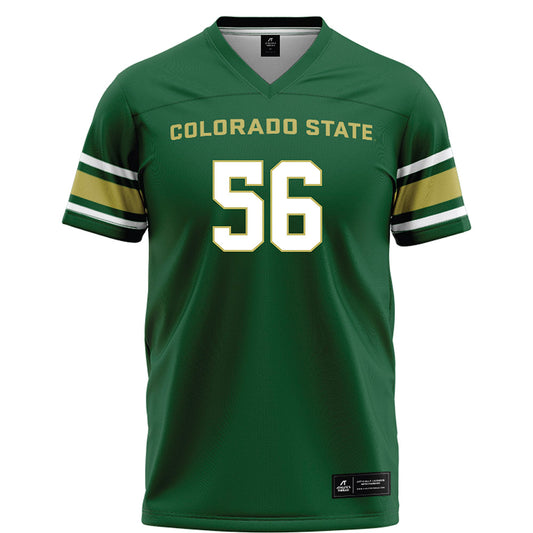 Colorado State - NCAA Football : Kenyon Agurs - Green Football Jersey