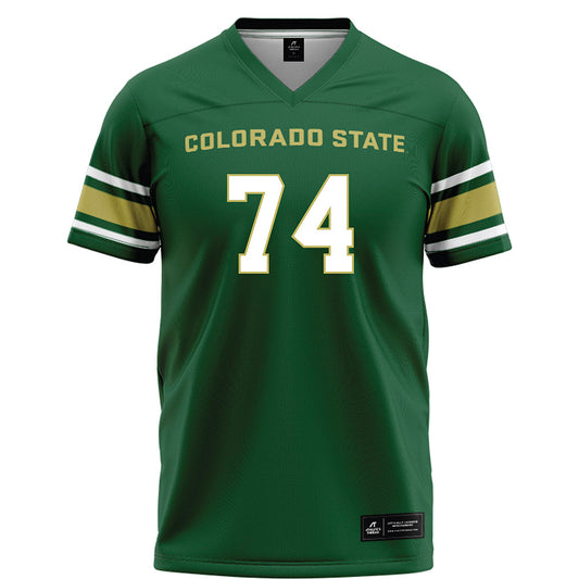 Colorado State - NCAA Football : Payton Stewart - Green Football Jersey-0