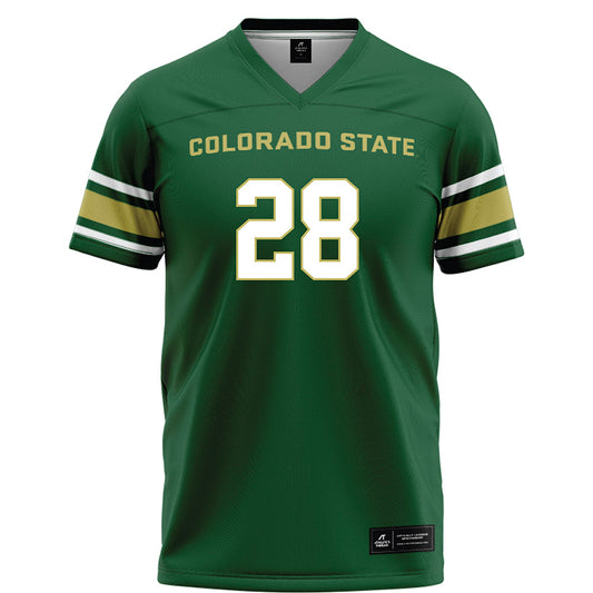 Colorado State - NCAA Football : Marc Pretto - Green Football Jersey-0