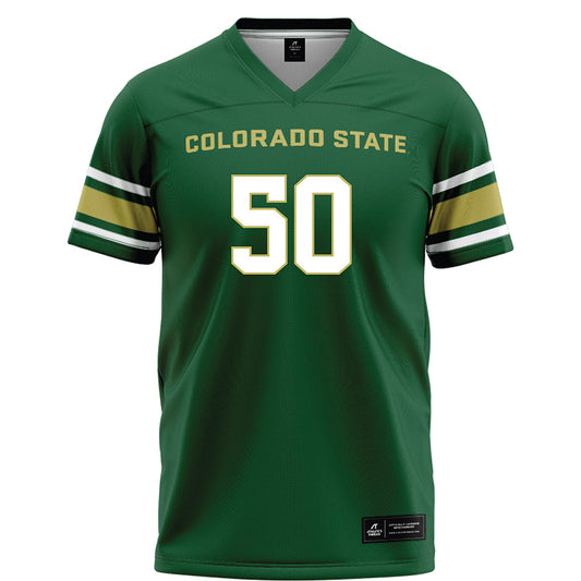 Colorado State - NCAA Football : Josh Ayers - Green Football Jersey