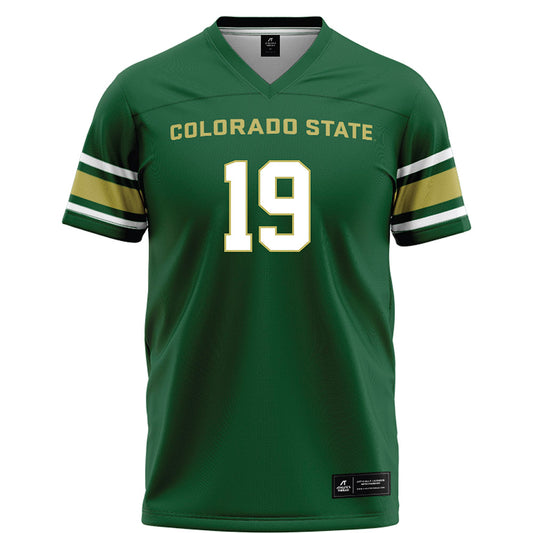 Colorado State - NCAA Football : Nykobi Brown - Green Football Jersey-0