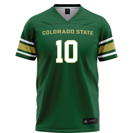 Colorado State - NCAA Football : Tommy Maher - Green Football Jersey-0