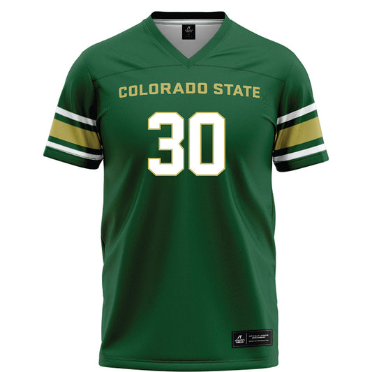 Colorado State - NCAA Football : Dominic Toy - Green Football Jersey-0