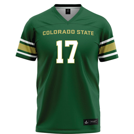 Colorado State - NCAA Football : Brock Camp - Green Football Jersey-0