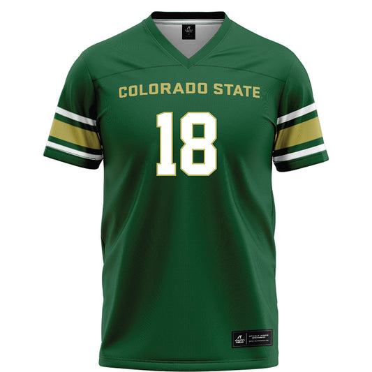 Colorado State - NCAA Football : Pearce Spurlin III - Green Football Jersey-0