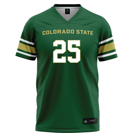Colorado State - NCAA Football : Jermaine Santana-Diaz - Green Football Jersey-0