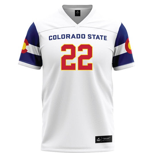 Colorado State - NCAA Football : Justin Lewis - State Pride Football Jersey-0