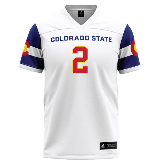 Colorado State - NCAA Football : K'saan Farrar - State Pride Football Jersey-0